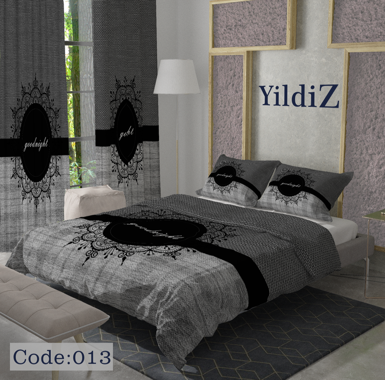 روتختی مشکی طرح ماندالا فانتزی