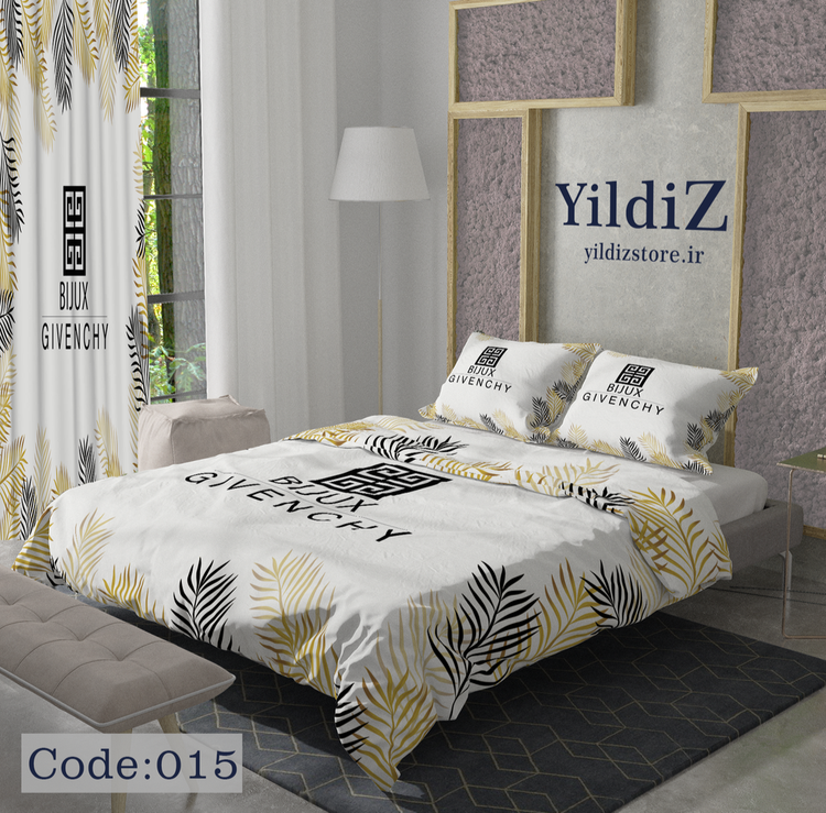 قیمت روتختی مخمل سفید طرحدار