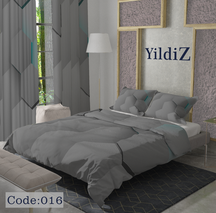 خرید روتختی طوسی ساده مینیمال