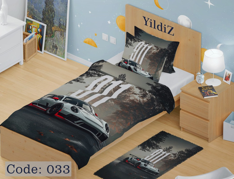 قیمت روتختی پسرانه طرح ماشین پورشه