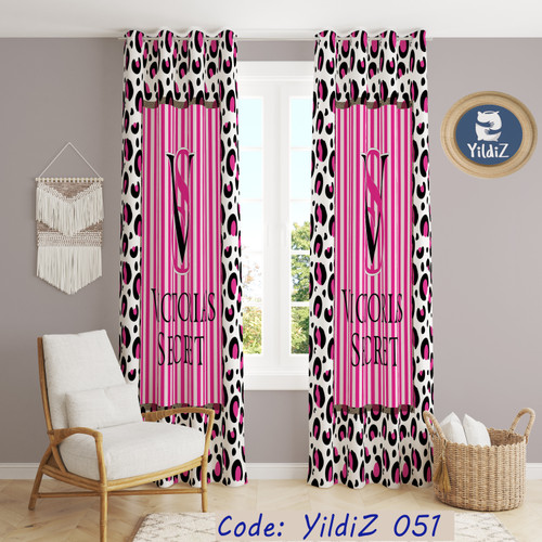 پرده ویکتوریا سکرت VICTORIAS SECRETC کد :yildiz051