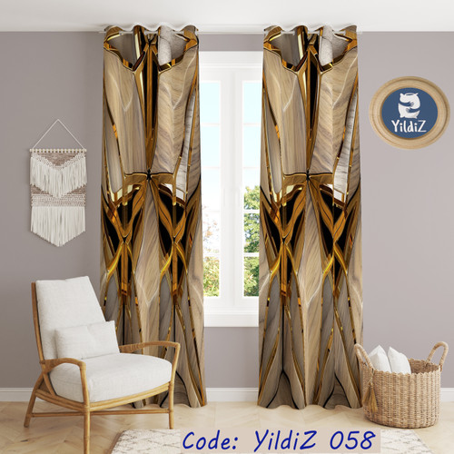 پرده هندسی کد :yildiz058