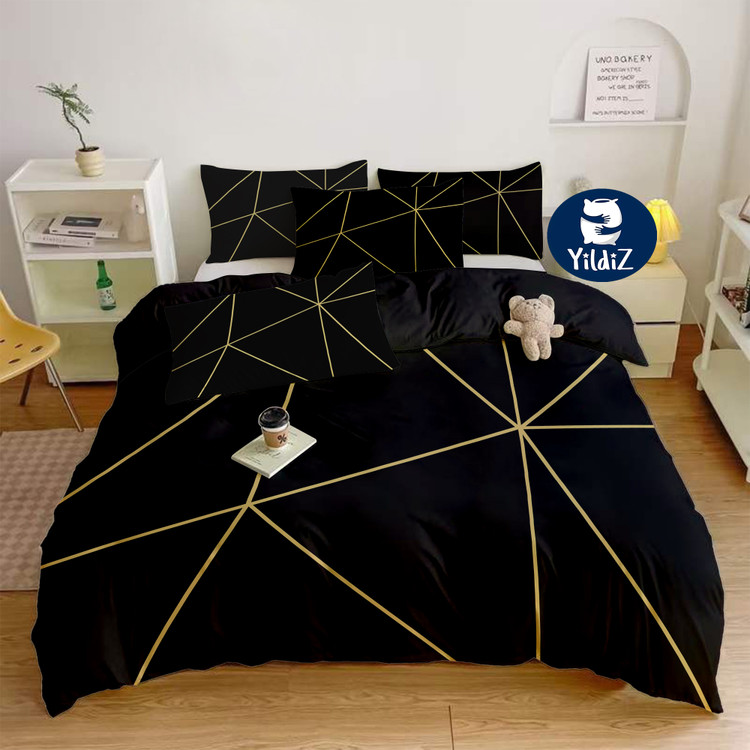 روتختی مخمل لطیف طرح هندسی